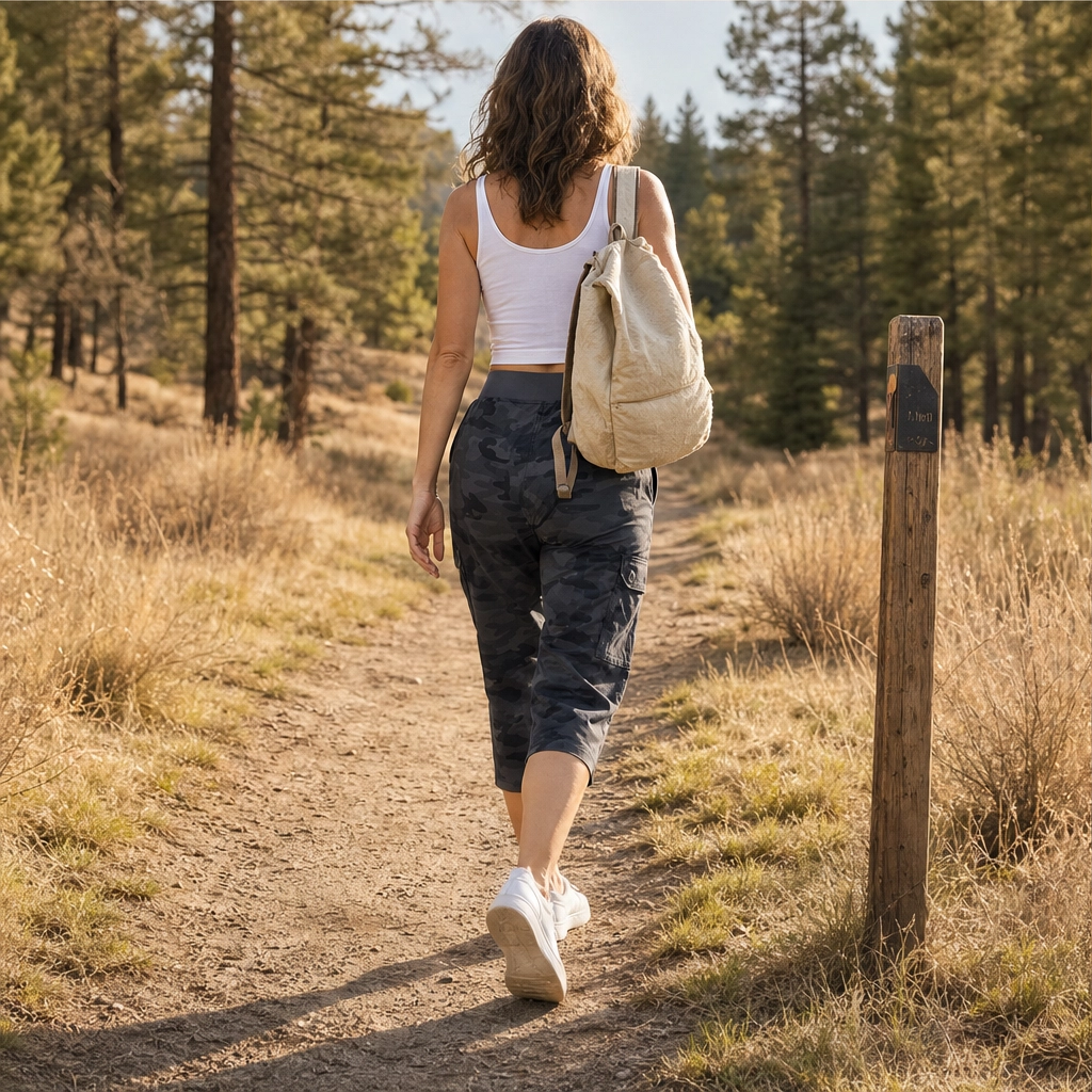 Wanderlee™ – Lightweight 6-Pocket Quick-Dry Hiking Cargo Capris + 50% OFF