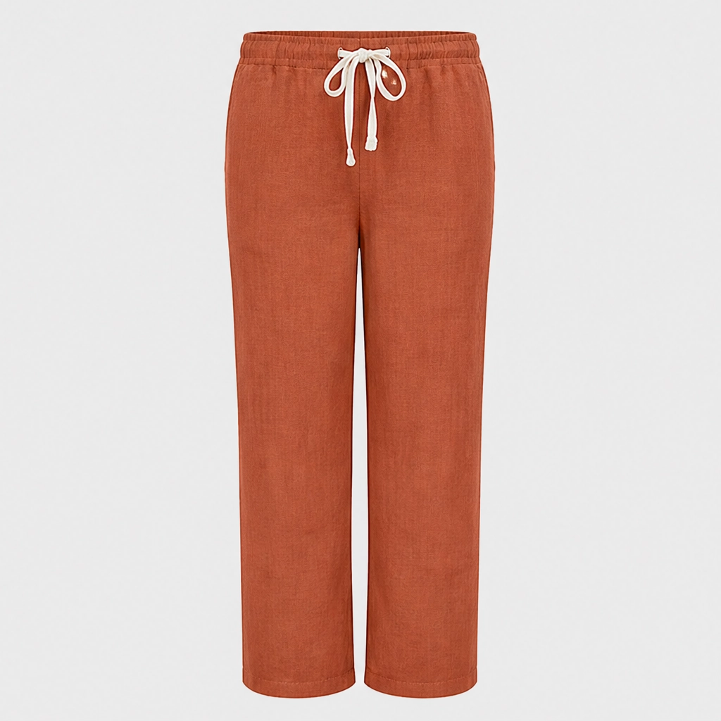 Driftwell™ – Breezy High-Waist Cotton-Linen Wide-Leg Pants + 50% OFF
