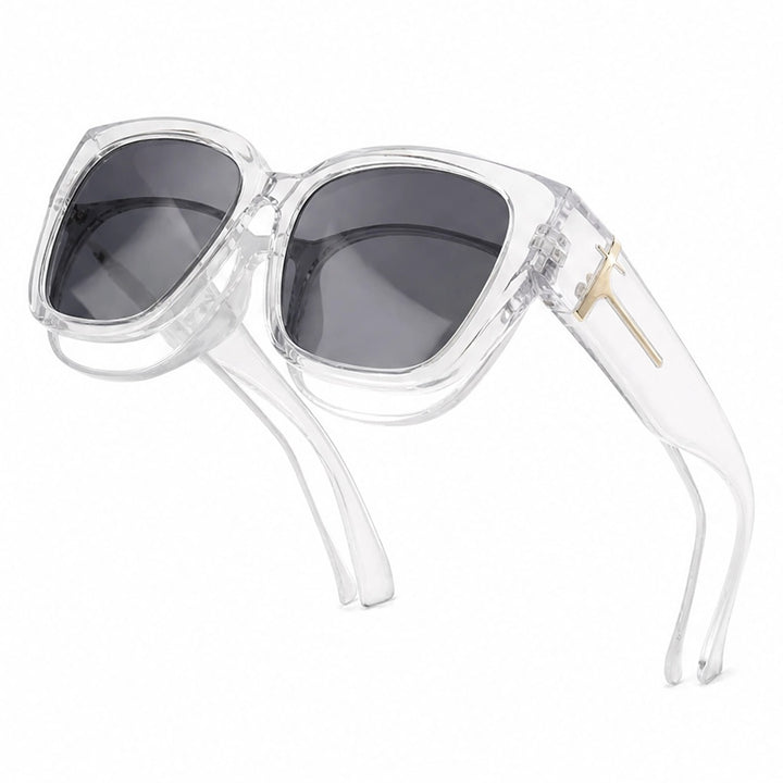 Solène™ – Polarized Mirrored Fit-Over Sunglasses with UV400 Protection for Women Who Wear Glasses + 1+1 FREE