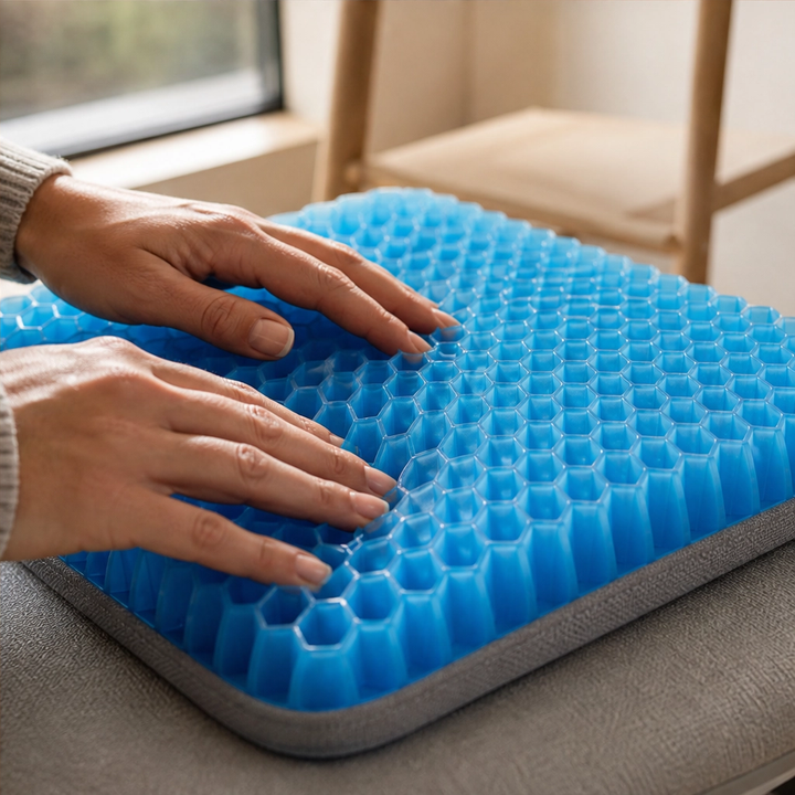 Cradlewell™ – Double-Layer Gel Seat Cushion for All-Day Pressure &amp; Pain Relief + 50% OFF