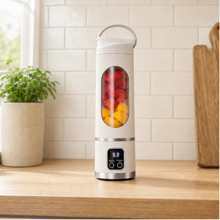 Pulsewell™ – Portable 500ml USB-C Blender with 12-Blade Power &amp; Digital Battery Display + 50% OFF