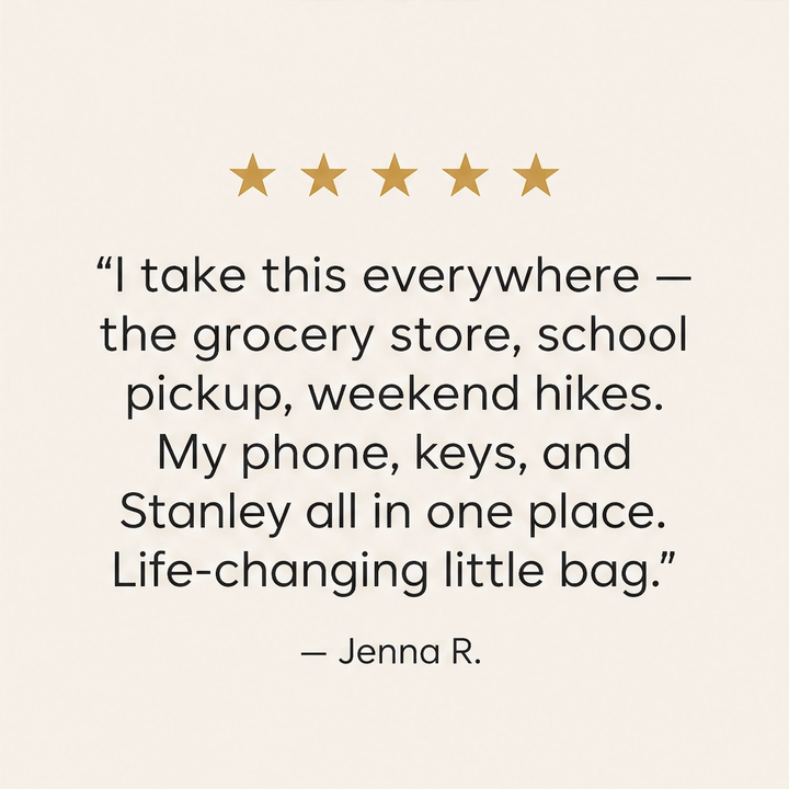 Voya™ – Insulated Crossbody Tumbler Carrier with Phone Pocket &amp; Adjustable Strap + 50% OFF