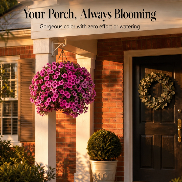 Everbloom™ – UV-Resistant Realistic Petunia Hanging Basket Flowers + 50% OFF