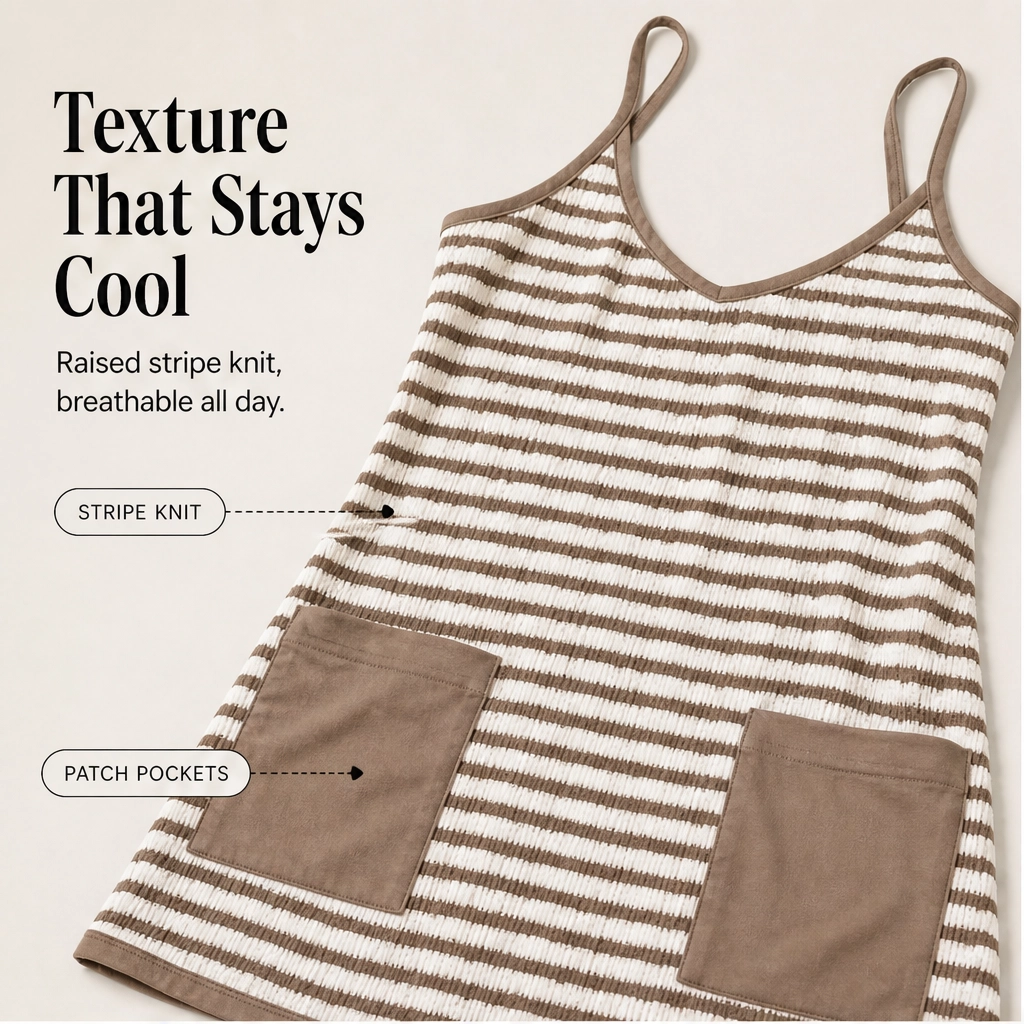 Sundra™ – Breezy Mini Dress with Built-In Shorts &amp; Pockets + 50% OFF