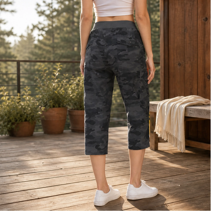 Wanderlee™ – Lightweight 6-Pocket Quick-Dry Hiking Cargo Capris + 50% OFF