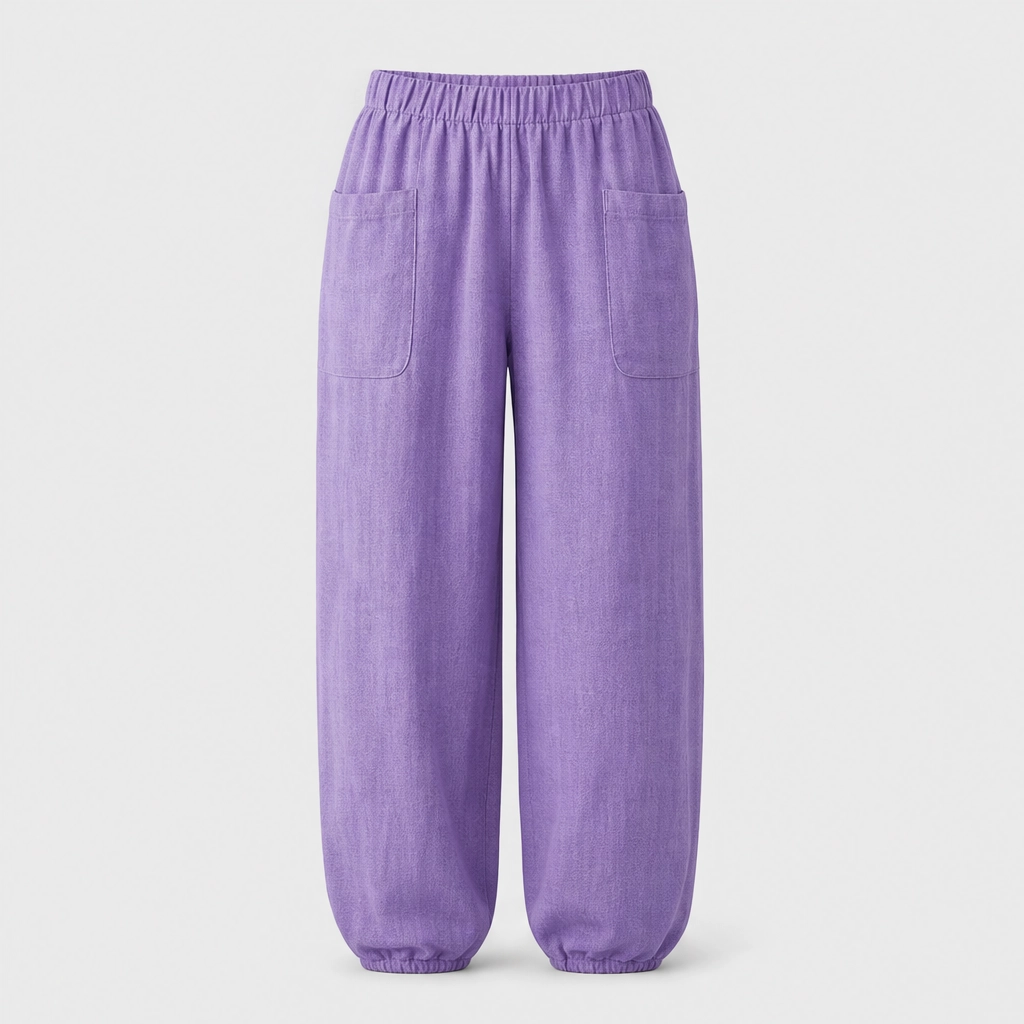 Linaria™ – Breezy Wide-Leg Linen-Cotton Pants with Deep Pockets + 50% OFF