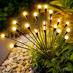 GlowWave Solar Firefly Lights with 20 LEDs – Magical Garden & Pathway Decor - 50% OFF