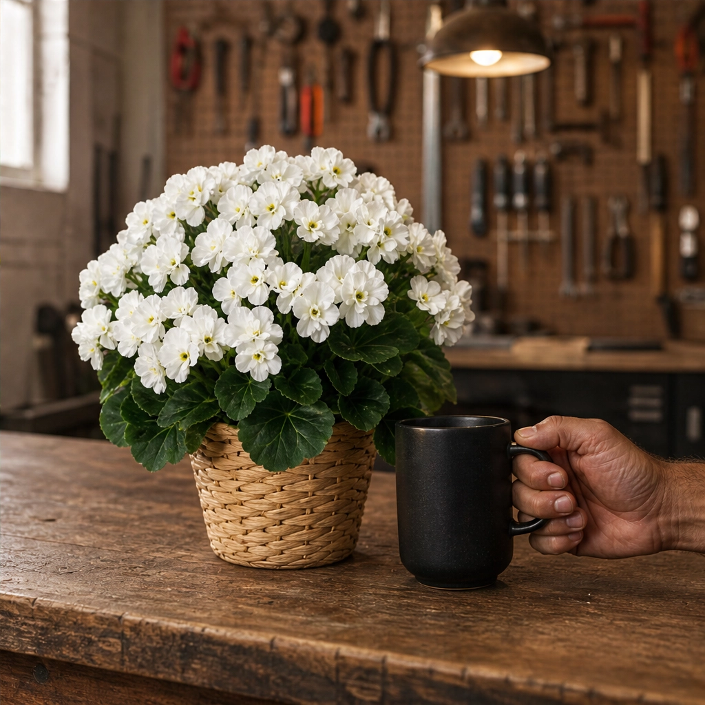 Petalcroft™ – UV-Resistant Silk Geranium Bundles for Indoor &amp; Outdoor Decor + 50% OFF