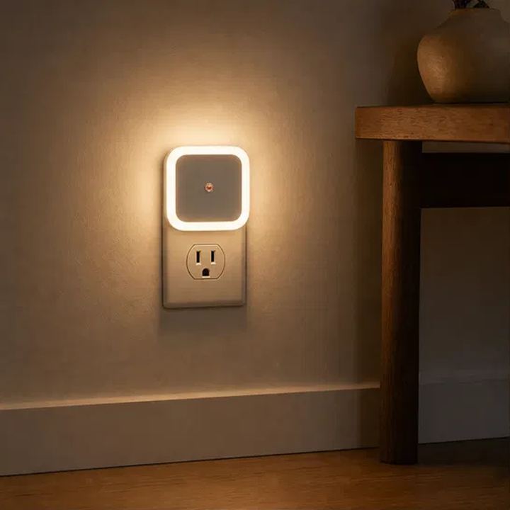 Halowick™ – Dusk-to-Dawn Smart Sensor LED Night Light with 3-Level Dimming + 50% OFF