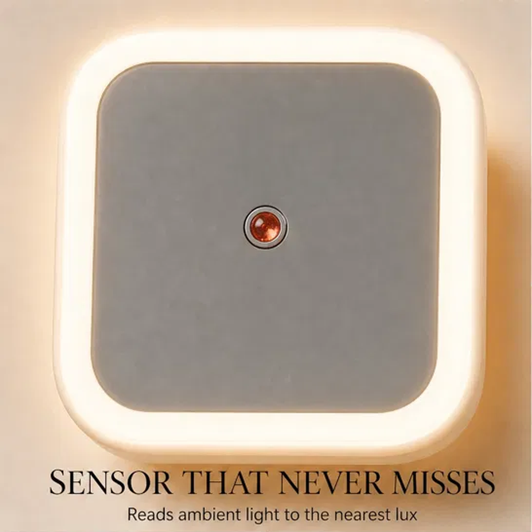 Halowick™ – Dusk-to-Dawn Smart Sensor LED Night Light with 3-Level Dimming + 50% OFF