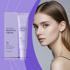 The AuraSilky Facial Cream — Gentle and Painless Hair Removal + 1+1 FREE