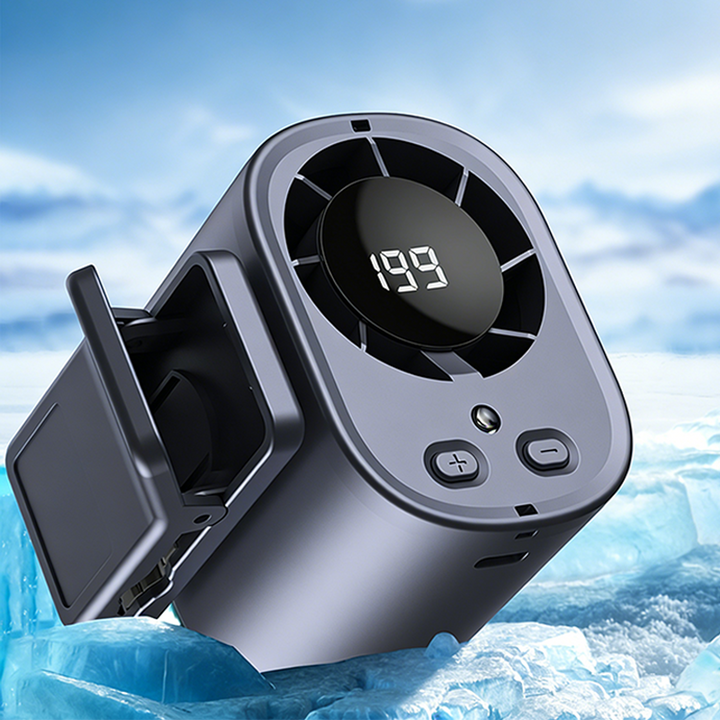 Polara™ – Hurricane-Force Cooling Mini Handheld Fan with LED Display + 50% OFF