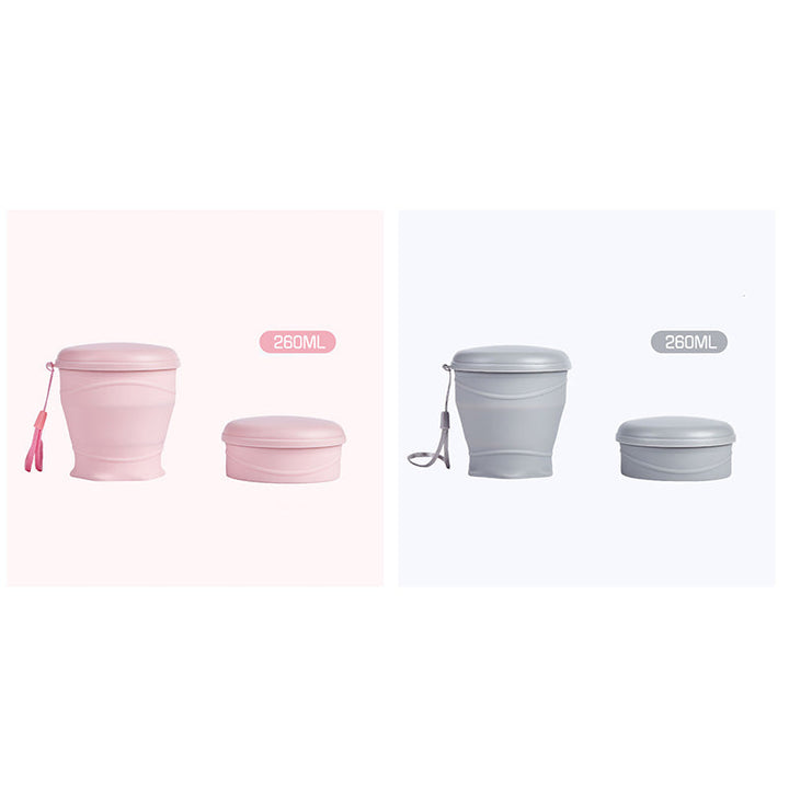 Canteo™ – Leak-Proof Collapsible Silicone Travel Cup with Lid &amp; Wrist Strap + 50% OFF
