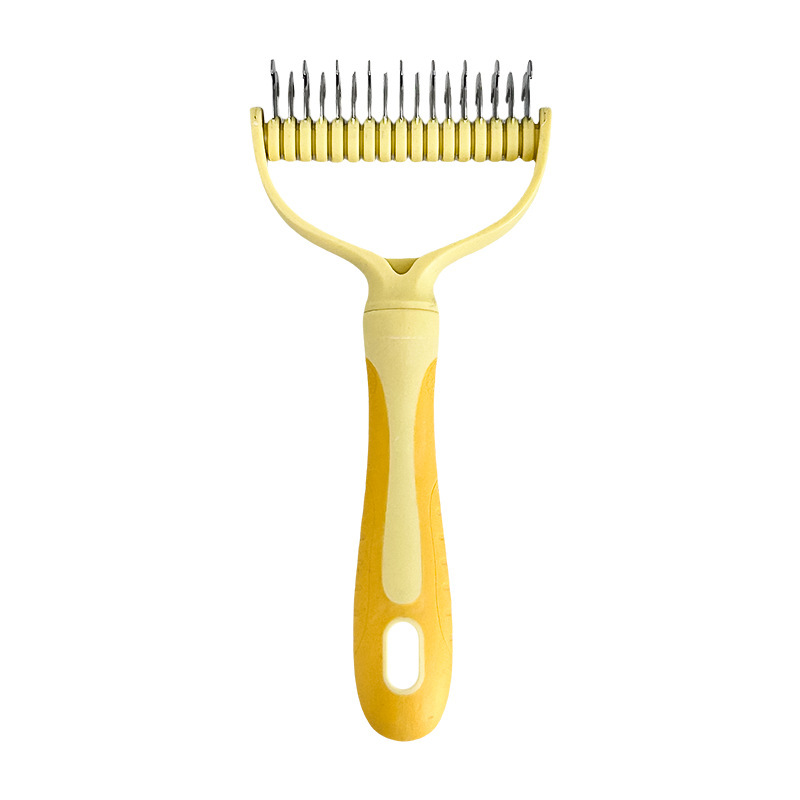 Coatcraft™ – Dual-Sided Dematting &amp; De-Shedding Rake for Dogs &amp; Cats + 50% OFF