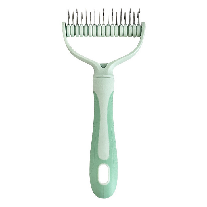 Coatcraft™ – Dual-Sided Dematting &amp; De-Shedding Rake for Dogs &amp; Cats + 50% OFF