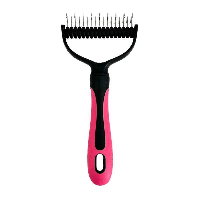 Coatcraft™ – Dual-Sided Dematting &amp; De-Shedding Rake for Dogs &amp; Cats + 50% OFF