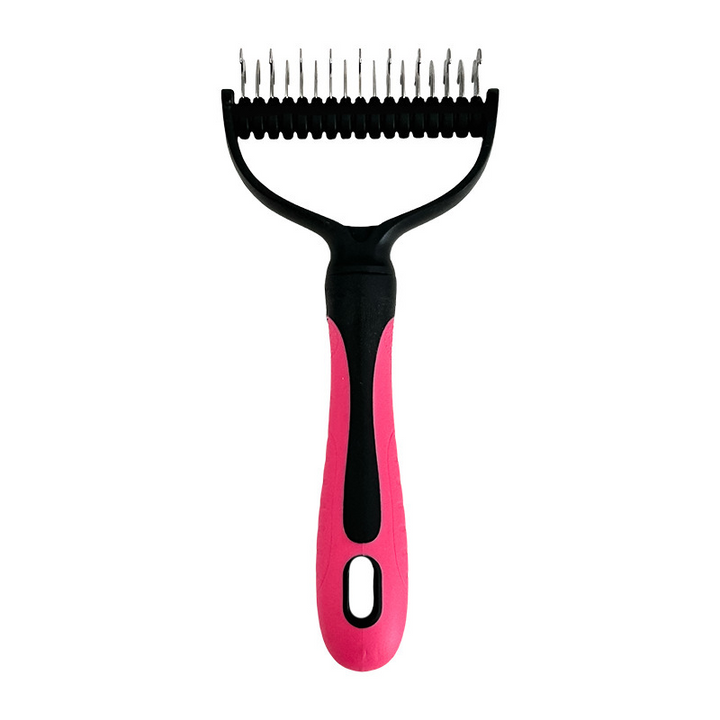 Coatcraft™ – Dual-Sided Dematting &amp; De-Shedding Rake for Dogs &amp; Cats + 50% OFF