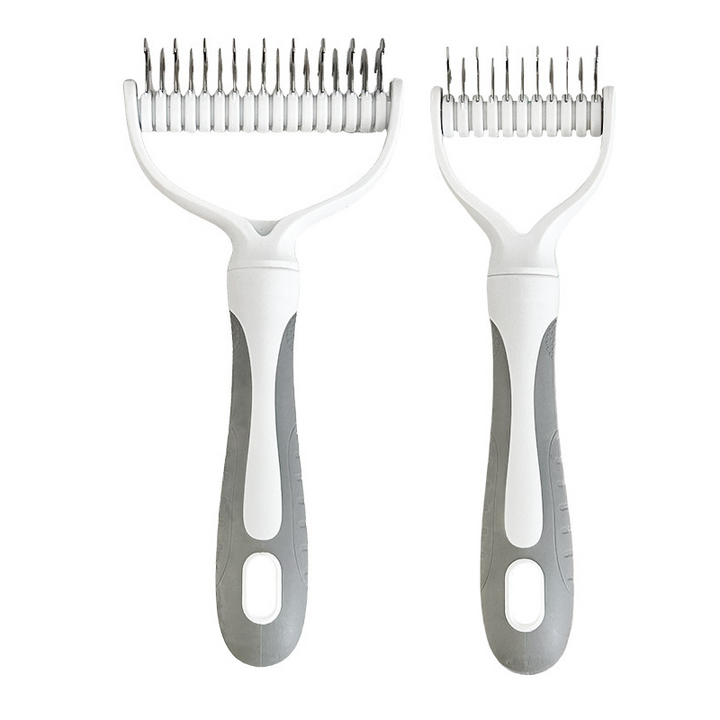 Coatcraft™ – Dual-Sided Dematting &amp; De-Shedding Rake for Dogs &amp; Cats + 50% OFF