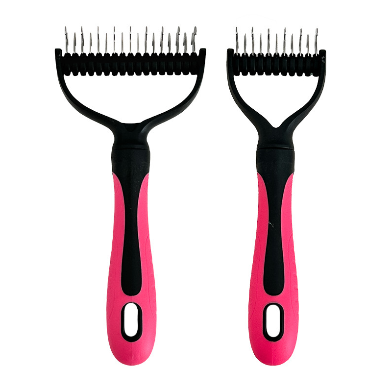 Coatcraft™ – Dual-Sided Dematting &amp; De-Shedding Rake for Dogs &amp; Cats + 50% OFF