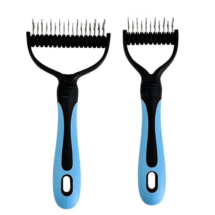 Coatcraft™ – Dual-Sided Dematting &amp; De-Shedding Rake for Dogs &amp; Cats + 50% OFF