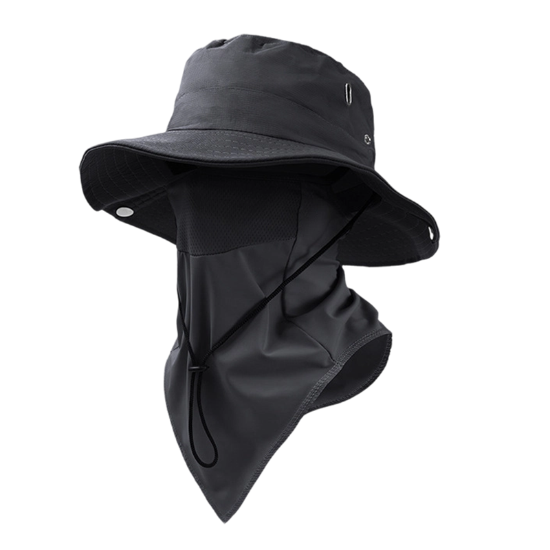 Shadecraft™ – UPF 50+ 360° Coverage Bucket Hat with Detachable Face Cover &amp; Neck Flap + 50% OFF