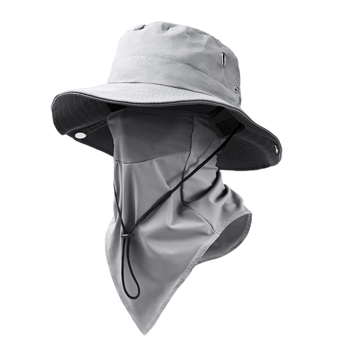 Shadecraft™ – UPF 50+ 360° Coverage Bucket Hat with Detachable Face Cover &amp; Neck Flap + 50% OFF