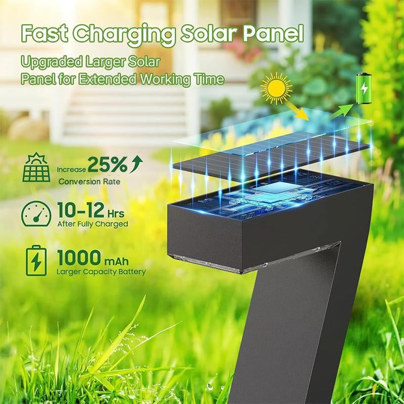 Duskhaven™ – Modern 7-Shape Solar Pathway Lights with Forward Beam + 50% OFF