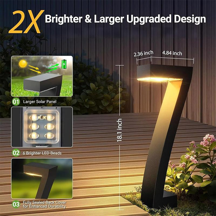 Duskhaven™ – Modern 7-Shape Solar Pathway Lights with Forward Beam + 50% OFF