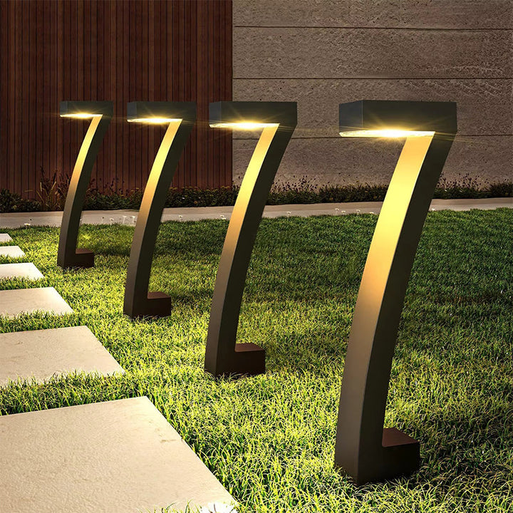 Duskhaven™ – Modern 7-Shape Solar Pathway Lights with Forward Beam + 50% OFF