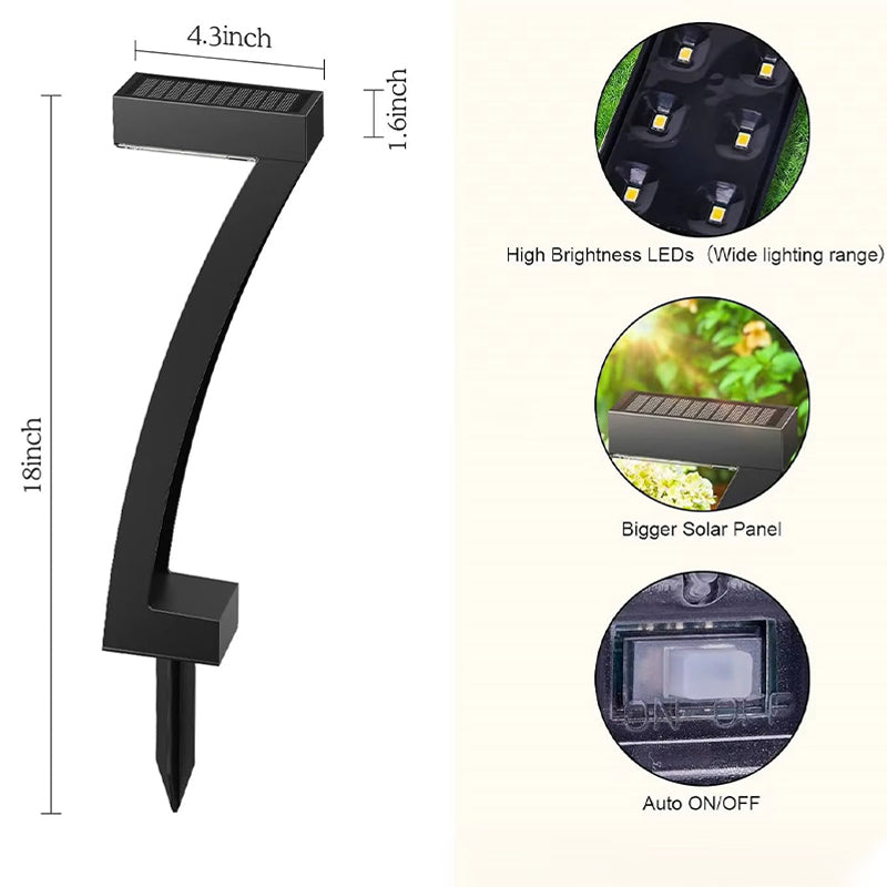 Duskhaven™ – Modern 7-Shape Solar Pathway Lights with Forward Beam + 50% OFF