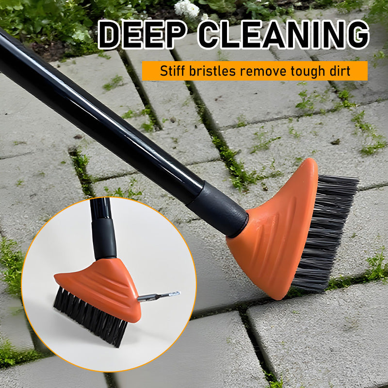 Mosscraft™ – 3-in-1 Weeding Wire Brush with Extendable Pole &amp; Dual Brush Heads + 50% OFF