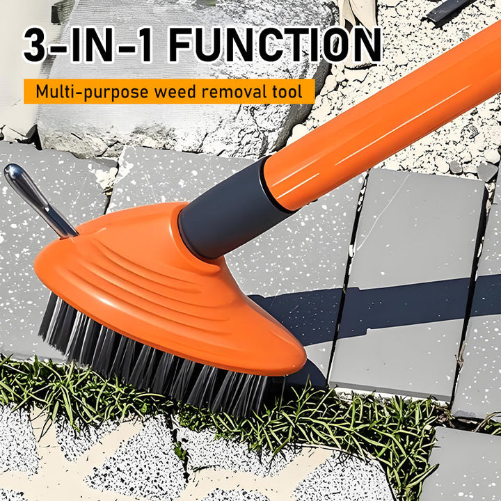 Pavercraft™ – 3-in-1 Weed &amp; Moss Wire Brush with Extendable Pole + 50% OFF