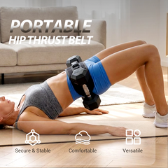 Glutara™ – Padded Hip Thrust Belt for Glute Training & Home Workouts + 50% OFF