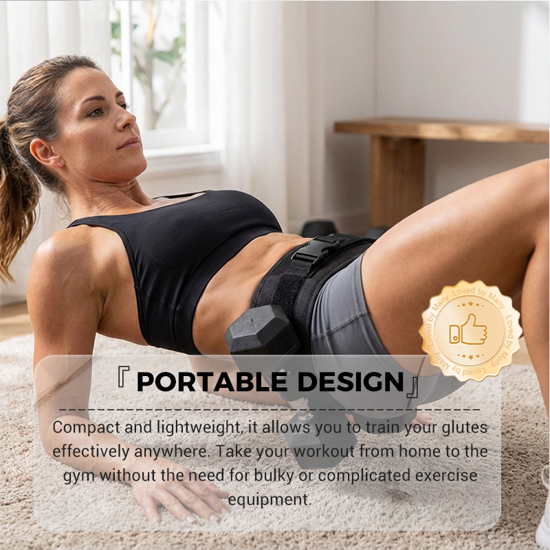 Glutara™ – Padded Hip Thrust Belt for Glute Training &amp; Home Workouts + 50% OFF